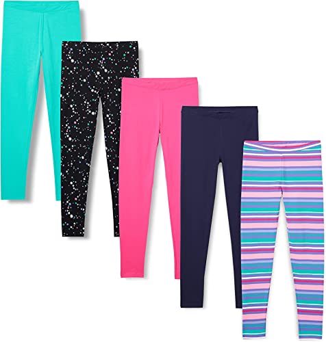 Photo 1 of Amazon Essentials Girls and Toddlers' Leggings (Previously Spotted Zebra), Multipacks MED 8
