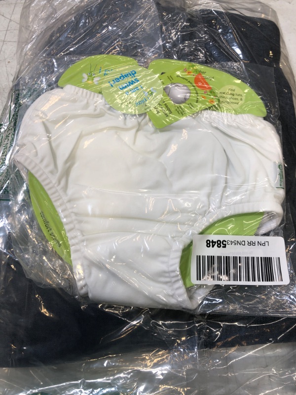 Photo 2 of i play. by Green Sprouts Boys' Pull-up Reusable Absorbent Swim Diaper 3T White