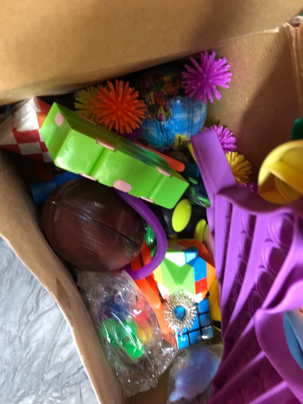 Photo 2 of (50 Pcs) Fidget Toys Pack Party Favors Gifts for Kids Adults, Autism Sensory Toy Classroom Prizes Autistic Children Pop Its Bulk Fidgets Stocking Pinata Stuffers, Treasure Box Girls Goodie Bag Stress