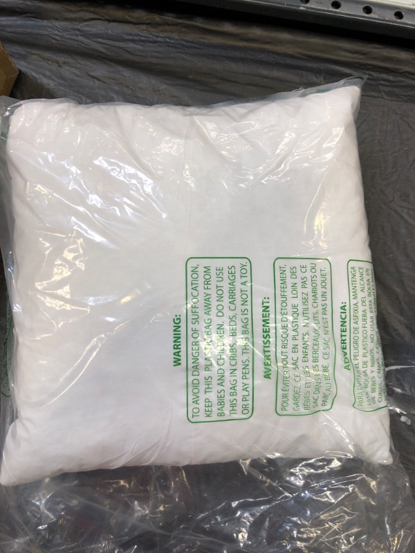 Photo 1 of 2 PACK WHITE CUSHIONS 14X14