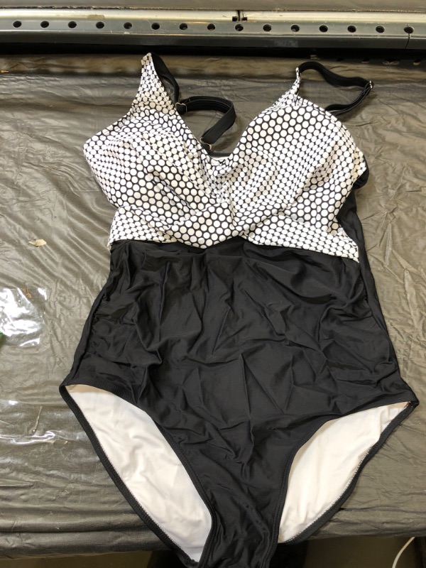 Photo 1 of BLACK AND WHITE SWIMSUIT SIZE L