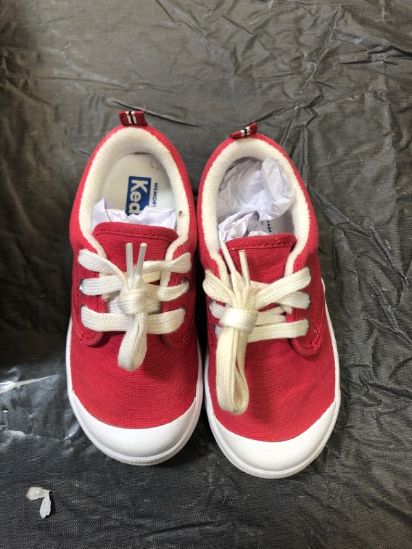 Photo 2 of Keds Unisex-Child Graham Sneaker Little Kid 8 Wide Little Kid Red