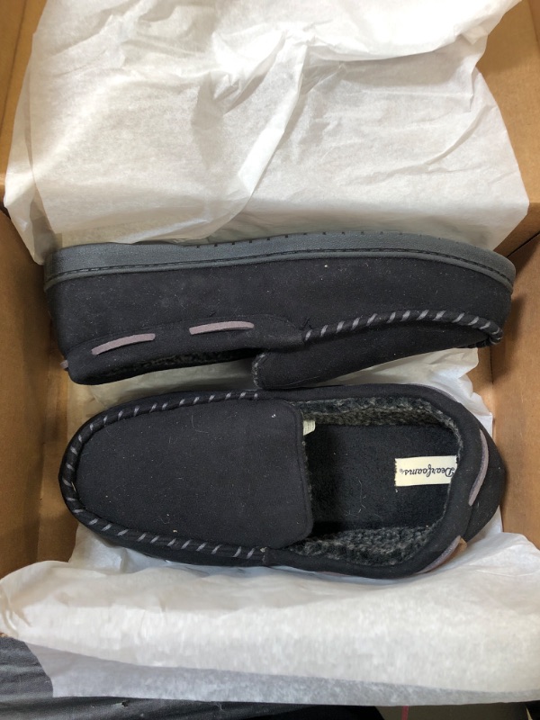 Photo 2 of Dearfoams Men's Keaton Memory Foam Moccasin with Wide Widths Slipper 9-10
