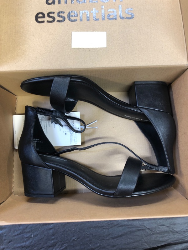 Photo 2 of Amazon Essentials Women's Two Strap Heeled Sandal 9.5W
