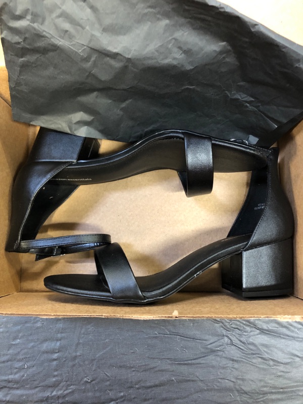 Photo 2 of Amazon Essentials Women's Two Strap Heeled Sandal 11.5W
