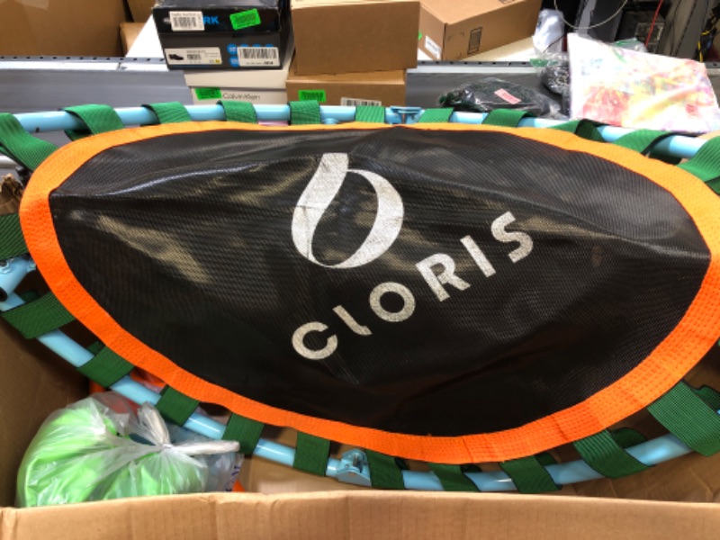 Photo 3 of CLCLORIS 38-Inch Folding Trampoline Mini Rebounder Suitable for Indoor and Outdoor use, for Two Kids with safty Padded Cover?Best Gift for Kids…ORIS 38-Inch Folding Trampoline Mini Rebounder Suitable for Indoor and Outdoor use, for Two Kids with safty Pad