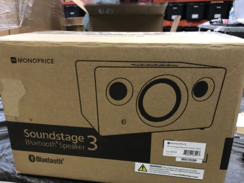 Photo 1 of MONOPRICE MP Soundstage 3 Bluetooth Speaker - Black 