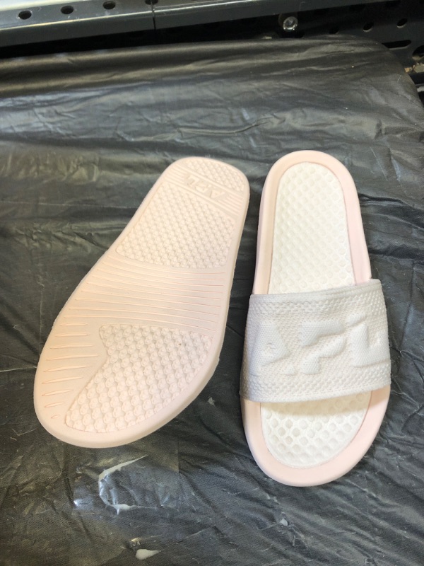 Photo 2 of APL: Athletic Propulsion Labs Women's Big Logo Techloom Slide Sandals 11 Creme