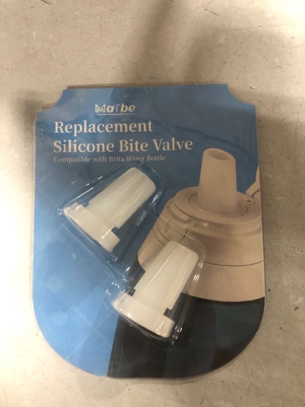 Photo 1 of 2-pack Upgrad Bite Valve Replacement for Brita Filter Water Bottle,Silicone Mouthpiece Replacement Parts,Top Cap Spout Accessories Straw Replacement for Brita Insulated Water Filter Bottle