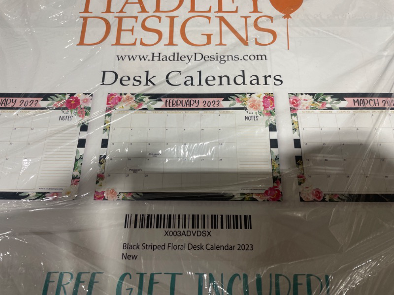 Photo 2 of Floral Teacher Desk Calendar 2023-2024 - Academic Desk Calendar 2023-2024, 2023 Large Desk Calendar School Year 2023-2024, Calender 2023 Desk Calendar July 2023-2024, Desktop Calendar 2023-2024