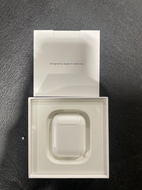 Photo 1 of AirPods with Charging Case - FACTORY SEALED - OPENED FOR PICTURES 
