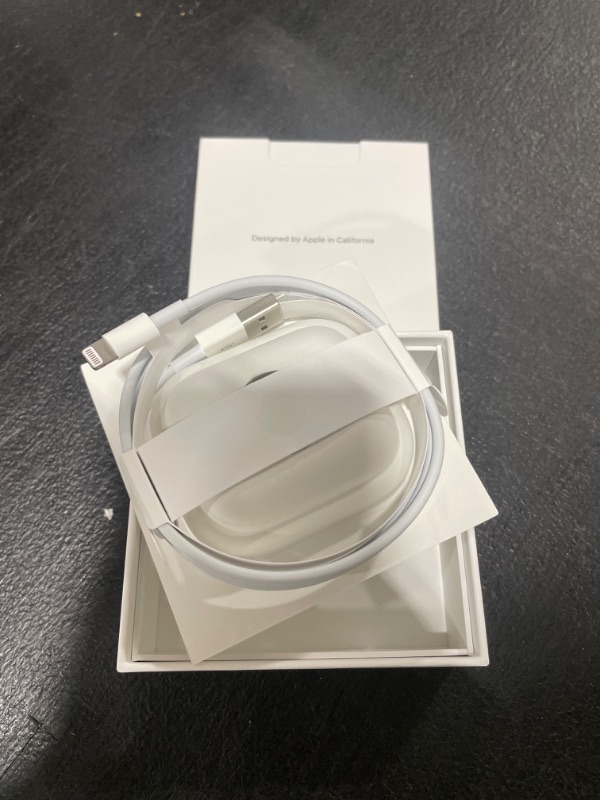 Photo 3 of AirPods with Charging Case - FACTORY SEALED - OPENED FOR PICTURES 