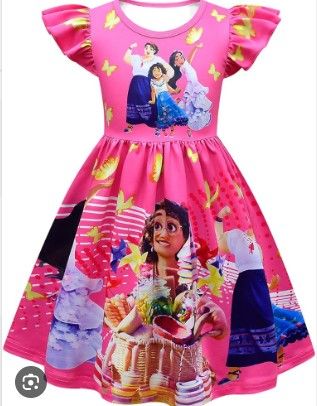 Photo 1 of AOVCLKID Girls Princess Dress Up For Cosplay Costume Halloween Fancy Party Dresses 6Y