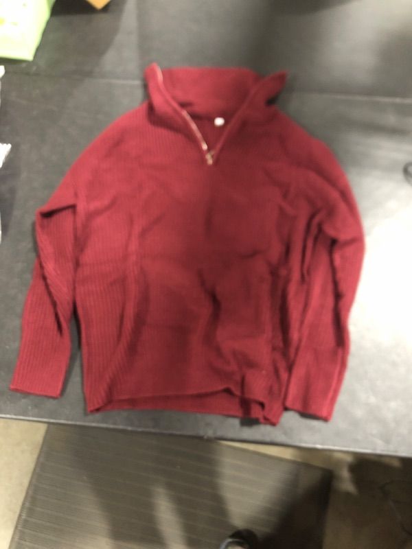 Photo 1 of CARACILIA OVERSIZE JIUHONG WINE RED SIZE SMALL