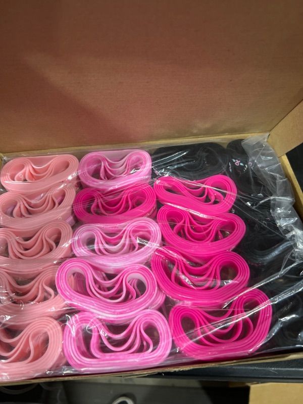 Photo 2 of Breast Cancer Awareness Bracelets Silicone Pink Ribbon Wristband Breast Cancer Bracelets Hope Strength Faith Courage Inspiring Support Pink Bracelet Breast Cancer Awareness Accessories (180 Pieces)