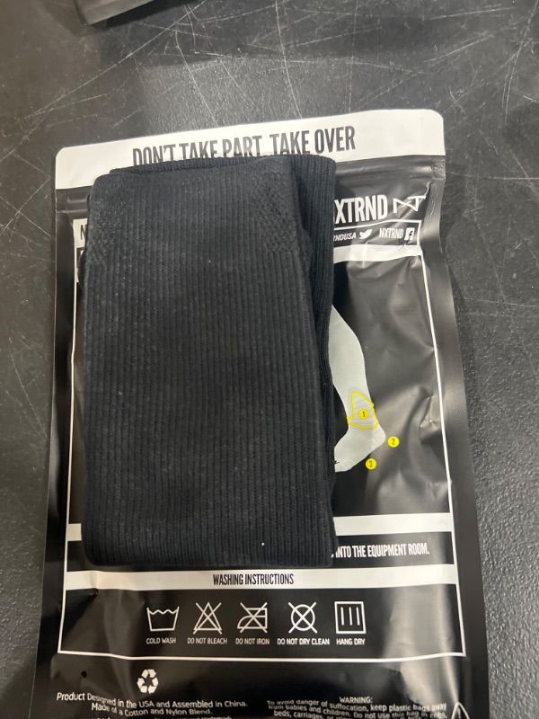 Photo 2 of Nxtrnd Multi-Sport Tube Socks, Baseball Socks, Softball Socks Medium Black