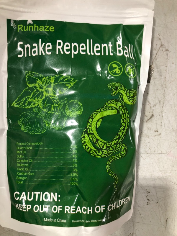 Photo 1 of 10 Packs Snake Away Repellent for Yard Powerful Be Gone Pet and Children Safe Ball for Outdoors Indoors Defence Camping Fishing Lawn Garden Home Control
