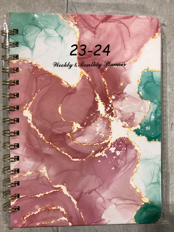 Photo 2 of Planners 2023-2024 for Women, 2023-2024 Monthly Planner, Daily and Weekly Planner from July 2023 to June 2024 Pink Fluid 23-24 Pink Fluid