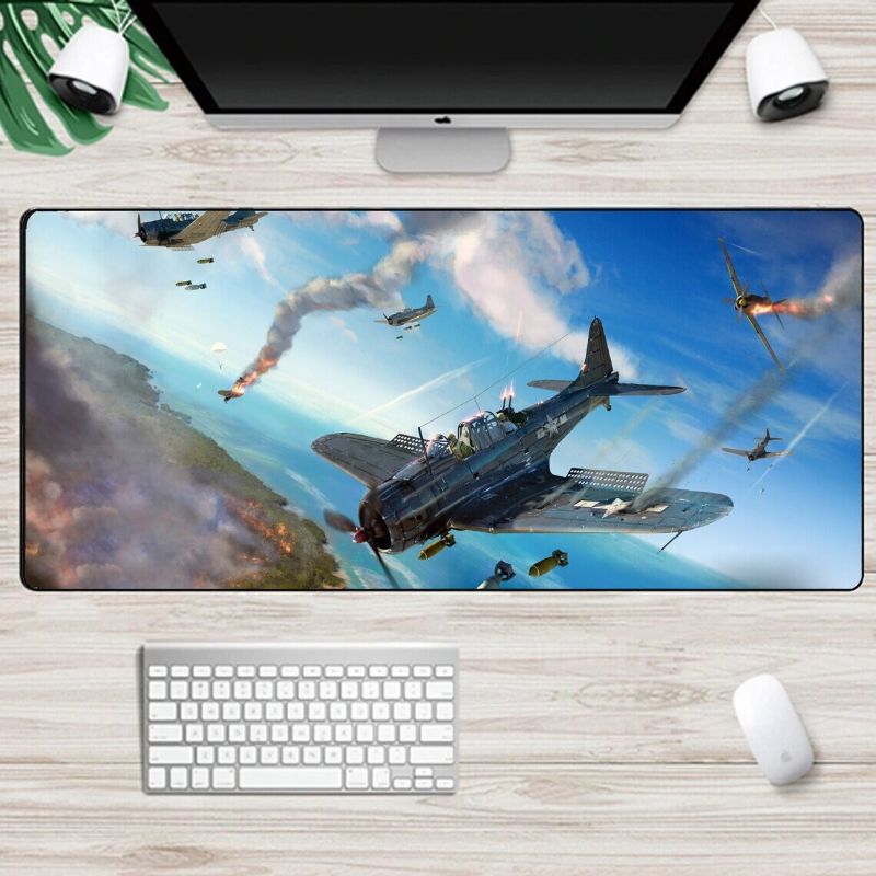 Photo 1 of Big Gaming Mousepad 600x300mm ww2 Plane Aircraft Warplanes Airplane Gift Mausunterlage XXL Computer PC Gamer Mouse pad Desk Mat Mauspad
STOCK IMAGE (description) FOR COMPARISON PURPOSES ONLY
STYLE DOES VARY
