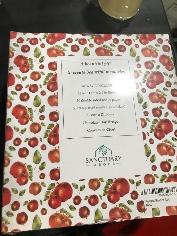 Photo 1 of Recipe Binder Set to Create DIY Cookbook – Write 100 Favorite Recipes on 50 Double-Sided Blank 8.5 x 11 Inch Recipe Cards - 200 Printable Recipes, 50 Protective Sleeves, Conversion Chart & 7 Dividers