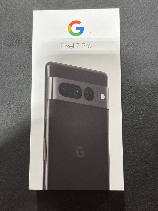 Photo 6 of Google Pixel 7 Pro - 5G Android Phone - Unlocked Smartphone with Telephoto/Wide Angle Lens, and 24-Hour Battery - 128GB - Obsidian 128 GB Phone Only Obsidian