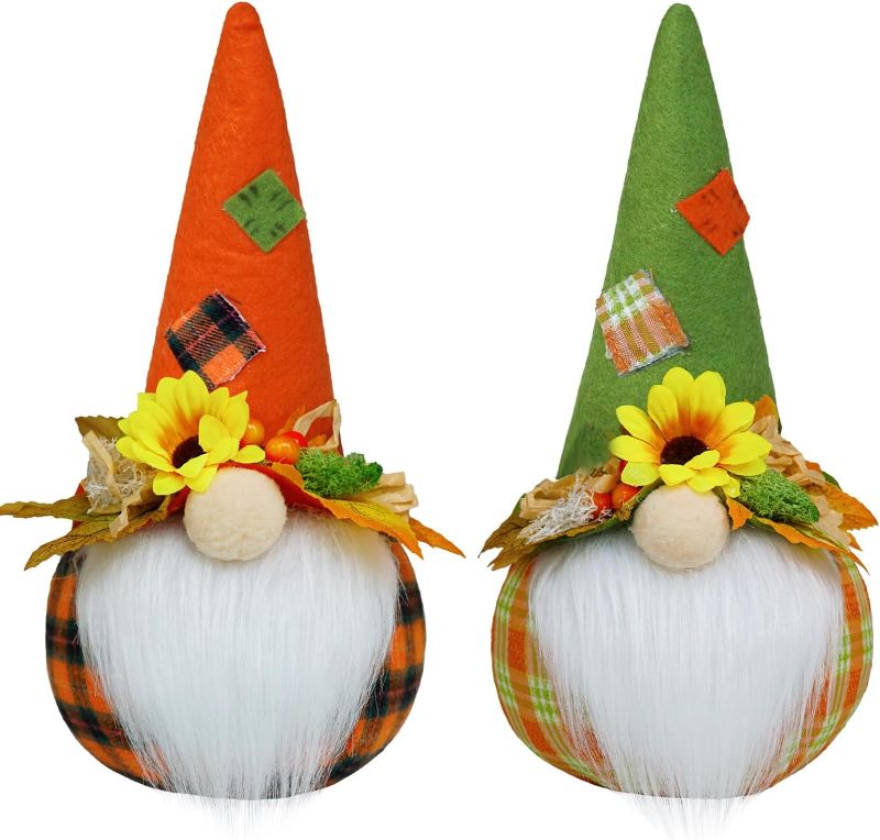 Photo 1 of 
KnomeKo Large Fall Pumpkin Gnomes Decor 