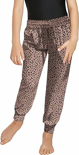 Photo 1 of blibean Girls Leopard Pants Tween Kids Stylish Pants Size 4-13 Years