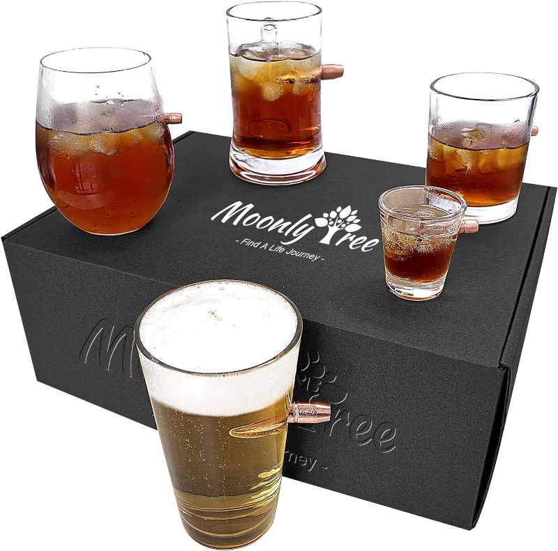 Photo 1 of
MoonlyTree Bullet Shot Glasses Set of 5