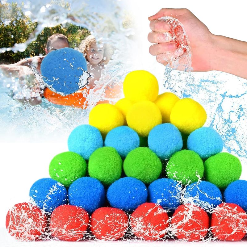 Photo 1 of 60 Pcs Reusable Water Balls,