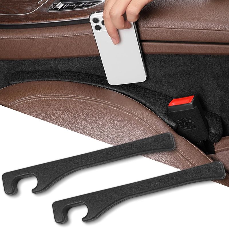 Photo 1 of 
CHORHA 2 Pack Car Seat Gap Filler PU Leather Universal Fit