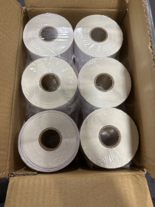 Photo 2 of Labelebal 12 Rolls 2" x 1" Direct Thermal Label (51mm x 25mm) Multipurpose Shipping Address UPC Barcodes Labels Compatible for Zebra 2844 & Rollo Desktop Label Printer (1300 Labels/Roll) 2"x 1" - 12 Rolls(15600 Labels)