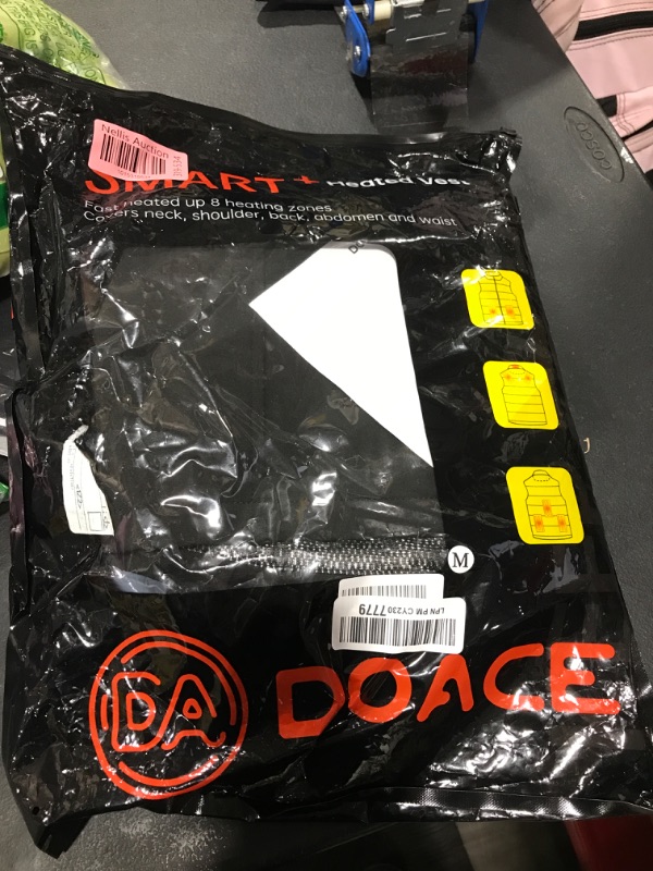 Photo 2 of DOACE Heated Vest for Men & Women, Smart heated Jacket, Battery NOT Included Medium Black