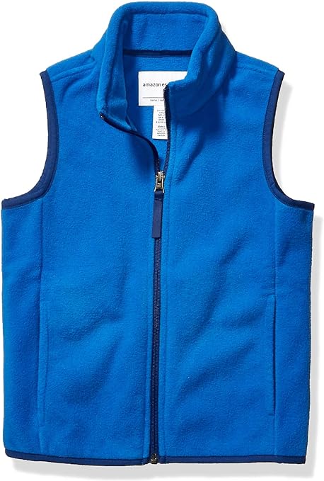 Photo 1 of Amazon Essentials Boys and Toddlers' Polar Fleece Vest - size 3t
