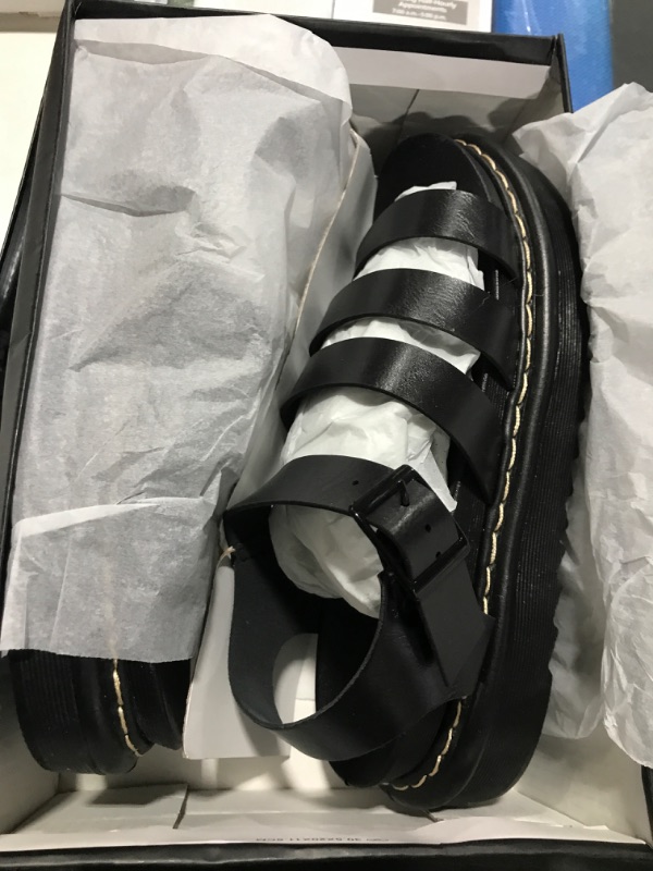 Photo 1 of BLACK SANDALS SIZE 9 