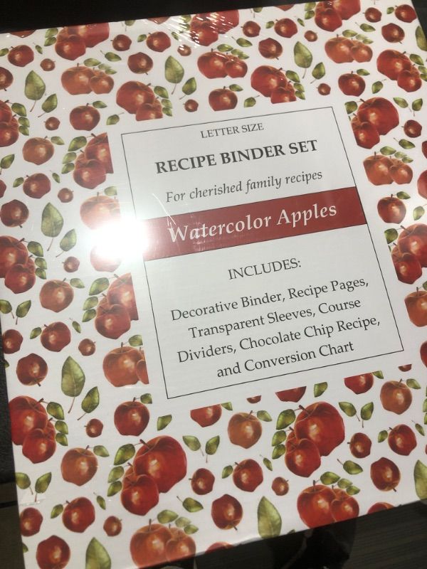 Photo 1 of Recipe Binder Set to Create DIY Cookbook – Write 100 Favorite Recipes on 50 Double-Sided Blank 8.5 x 11 Inch Recipe Cards - 200 Printable Recipes, 50 Protective Sleeves, Conversion Chart & 7 Dividers
