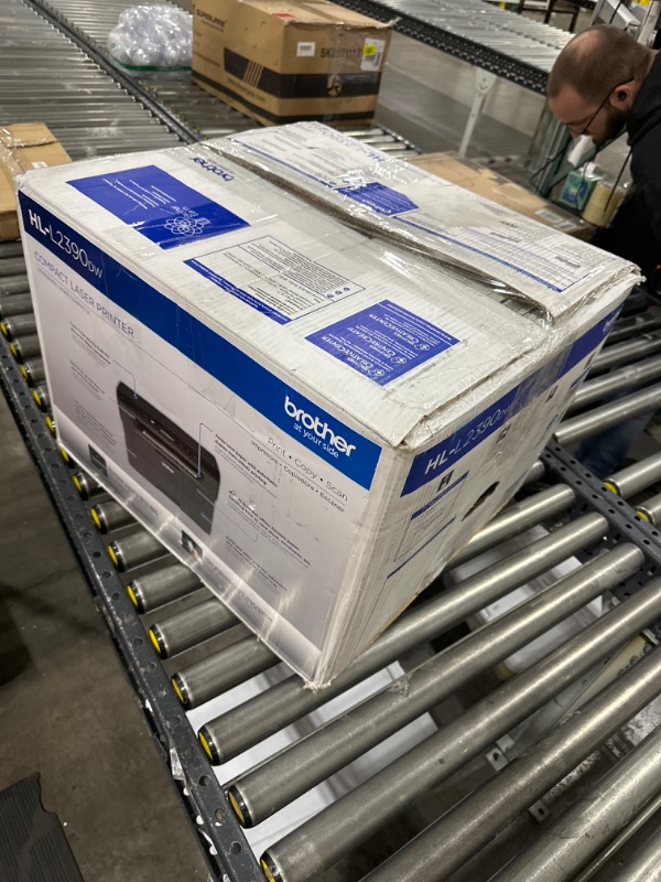 Photo 1 of Brother Monochrome Laser HLl2390DW, Wireless Networking, Duplex Printing, Includes 4 Month Refresh Subscription Trial and Amazon Dash Replenishment Ready New Model: HLL2390DW