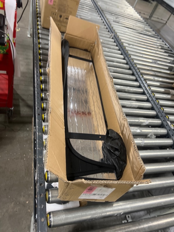 Photo 1 of Pigenius Windshield Sun Shade for 2018 2019 2020 2021 2022 2023 Tesla Model 3, Model Y 2020-2023, Custom Fit Front Window Shade - Premium Folding Sunshade Silver-Premium Sunshade