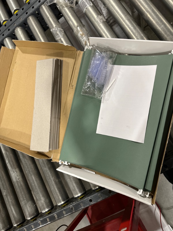 Photo 2 of HERKKA Extra Capacity Hanging File Folders, 30 Pack Reinforced Legal Size Hanging Folders with Heavy Duty 3 Inch Expansion, Designed for Bulky Files, Medical Charts, Green