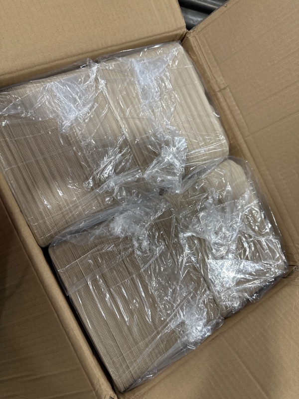 Photo 1 of [500 Pack] 5 Compartment Trays, 100% Compostable Paper Plate tray, School Bagasse Lunch trays, Buffet, and Party, Disposable trays with 5 compartment, Biodegradable