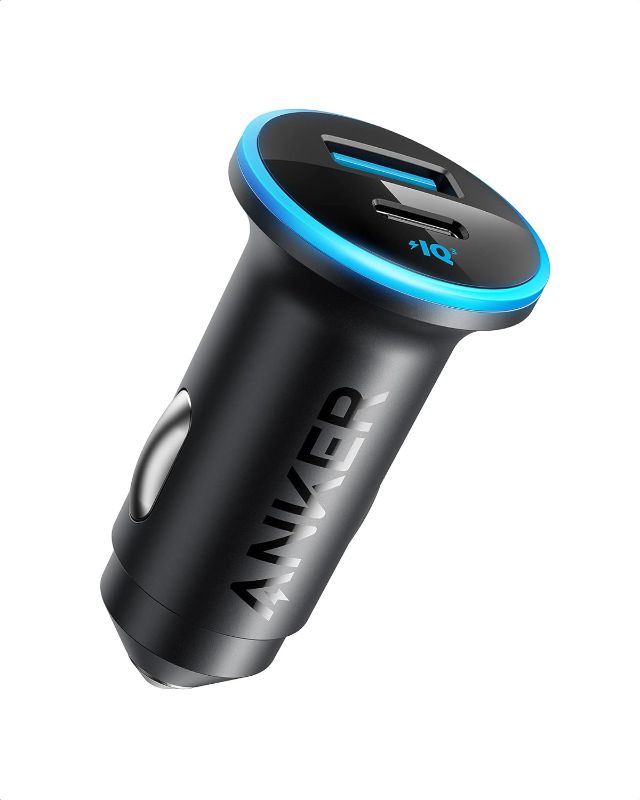 Photo 1 of 
USB C Car Charger Adapter, Anker 52.5W Cigarette Lighter USB Charger, 323 Anker Car Charger with 30W PowerIQ 3.0 Fast Charging for iPhone 15/15 Plus/15.