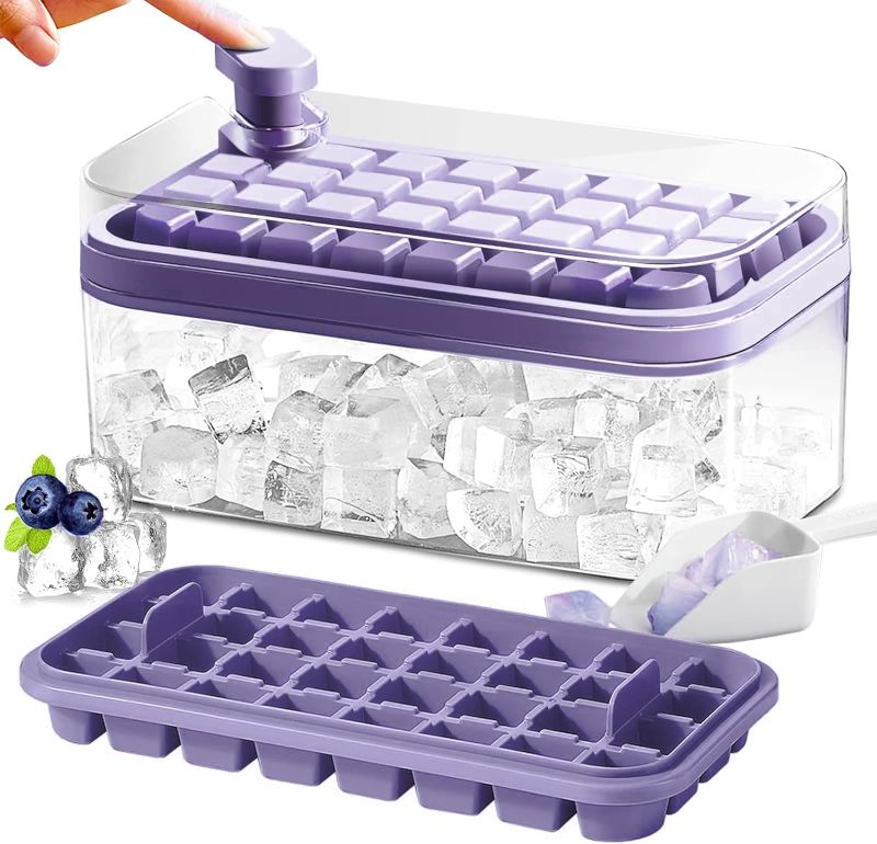 Photo 1 of 
Baseca Ice Cube Tray with Lid and Bin