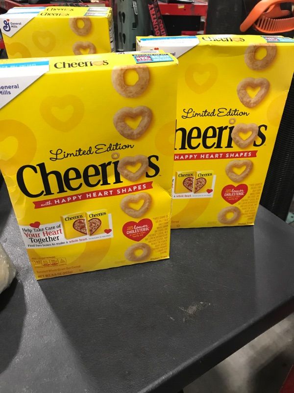 Photo 2 of 2 boxes of Cheerios Heart Healthy Cereal, Gluten Free Cereal with Whole Grain Oats, 8.9 OZ Original 8.9 Ounce (Pack of 1)