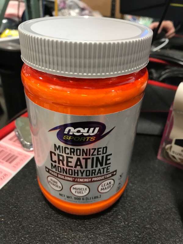 Micronized Creatine Monohydrate Powder, 1.1 Lb, Now Foods For Sale 