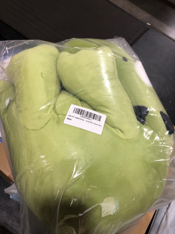 Photo 2 of 3.5lbs 24" Weighted Dinosaur Plush, Dino Stuffed Animal Pillow (Green Dino)
