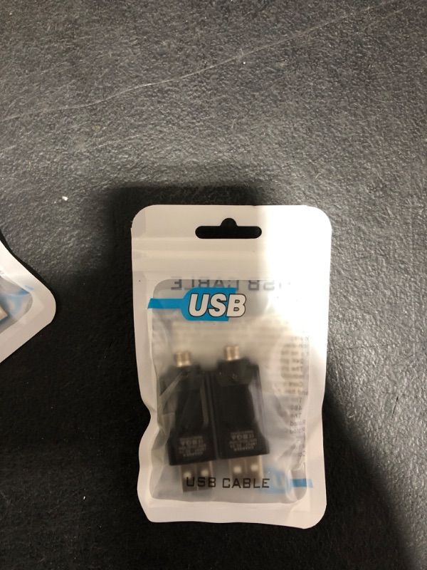 Photo 1 of Black 2 pcs USB Cables