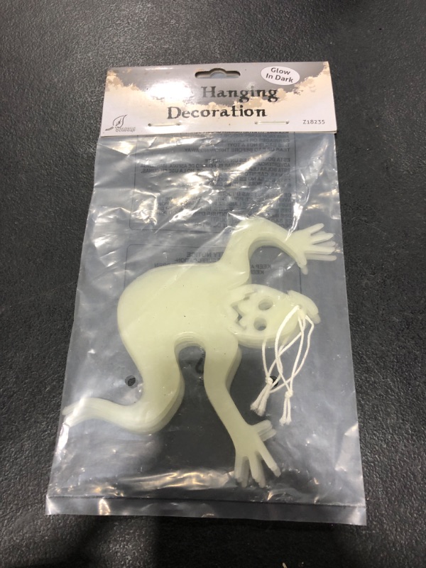 Photo 1 of 3 pack of glow in the dark hanging ghost decorations