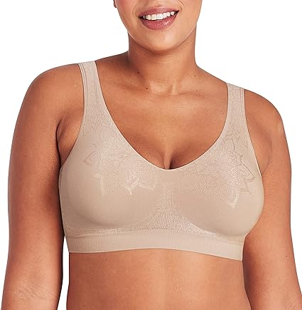 Photo 1 of Bali Women's Comfort Revolution Full-Coverage Wireless Bra, Wirefree T-Shirt Bra, SIZE XL