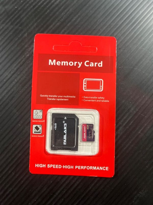 Photo 1 of 512GB Micro SD Card with Adapter