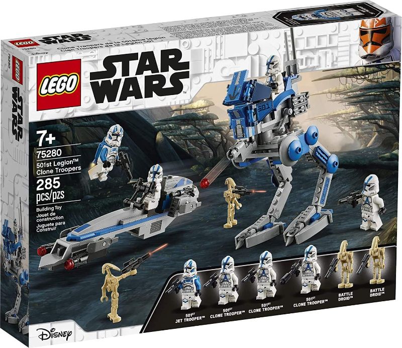 Photo 1 of  LEGO Star Wars 501st Legion Clone Troopers 75280 Building Kit, Cool Action Set for Creative Play and Awesome Building; Great Gift or Special Surprise for Kids (285 Pieces) 