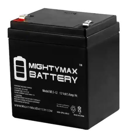 Photo 1 of 12V 5AH SLA Replacement Battery for LiftMaster Chamberlain 485LM
